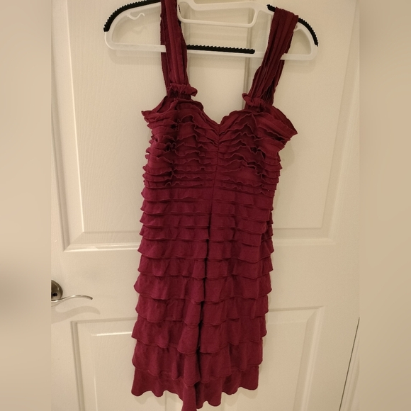 Studio M Purple Ruffle Dress - Picture 4 of 5